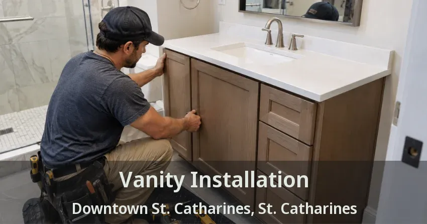 Vanity Installation Downtown St. Catharines, St. Catharines - ON