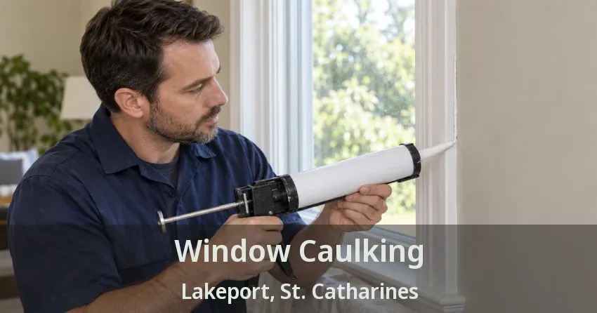 Window Caulking Lakeport, St. Catharines - ON