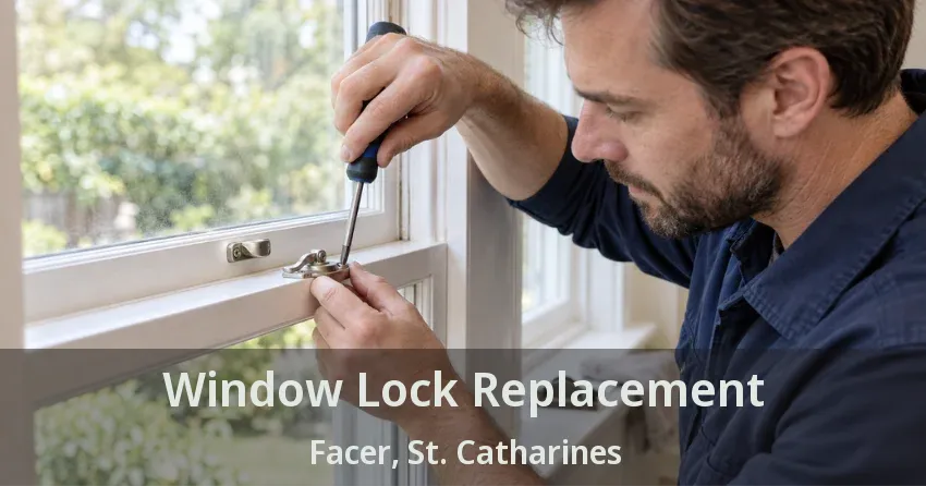 Window Lock Replacement Facer, St. Catharines - ON