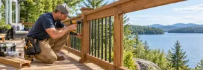 Deck Railing Repair North End, St. Catharines