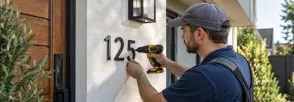 House Number Installation Facer, St. Catharines