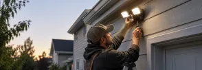 Motion Light Installation Old Glenridge, St. Catharines