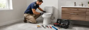 Toilet Replacement St. Patrick’s, St. Catharines